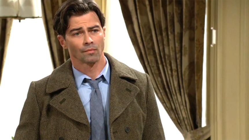 Le détective Burrow (Matt Cohen) a à cœur de retrouver Dominic. Les Feux de l'Amour,
                     épisode 13309 (5 février 2026,
CBS)