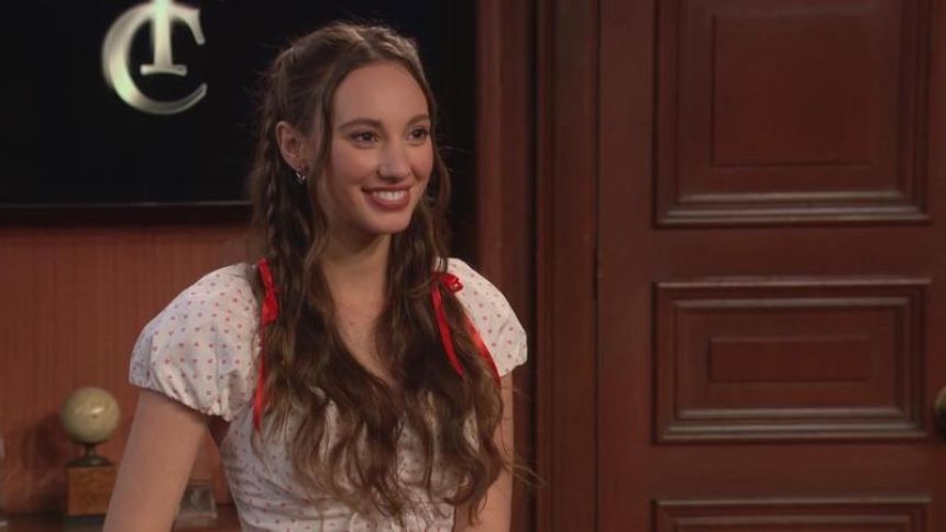 C’est une belle journée pour Dylan (Sydney Bullock) Amour, Gloire et Beauté/Top Models,
                     épisode 9733 (11 mars 2026,
CBS)