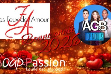 Bonne année 2026 à tous les fans de Soap-Passion !