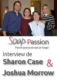 Interview de Sharon Case et Joshua Morrow : Le making-of