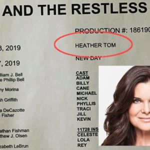 Heather Tom, réalisatrice des Feux de l'Amour !