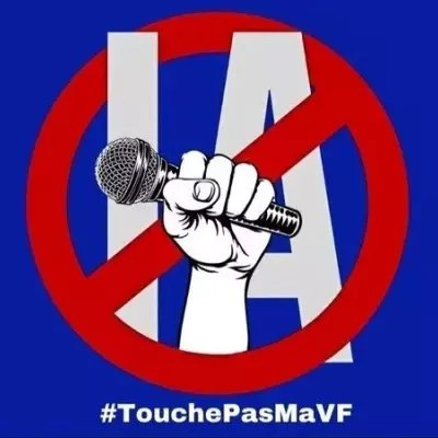 Les voix françaises se mobilisent contre le doublage produit par l'IA #TouchePasMaVF