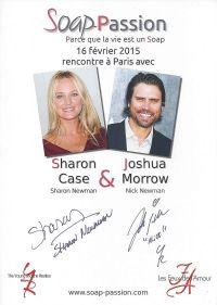 Interview exclusive de Sharon Case et Joshua Morrow : 'Nick et Sharon devraient se marier dans un château en France'