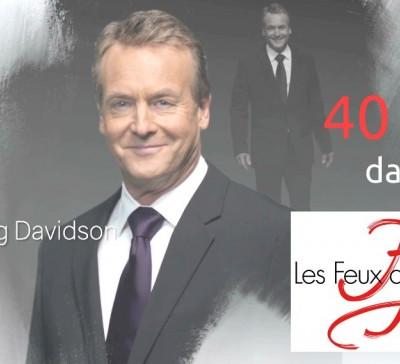 Doug Davidson (Paul Williams) fête ses 40 ans dans les Feux de l'Amour