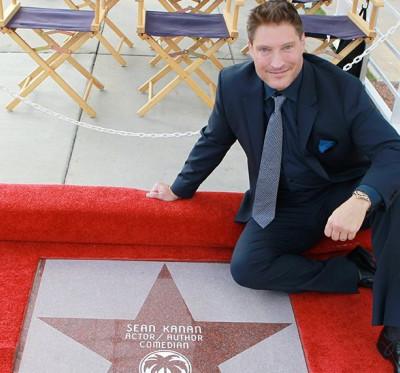 Sean Kanan (Deacon Sharpe dans Top Models et les Feux de l'Amour) a son étoile !