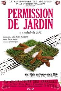 Permission de Jardin : Dernières représentations